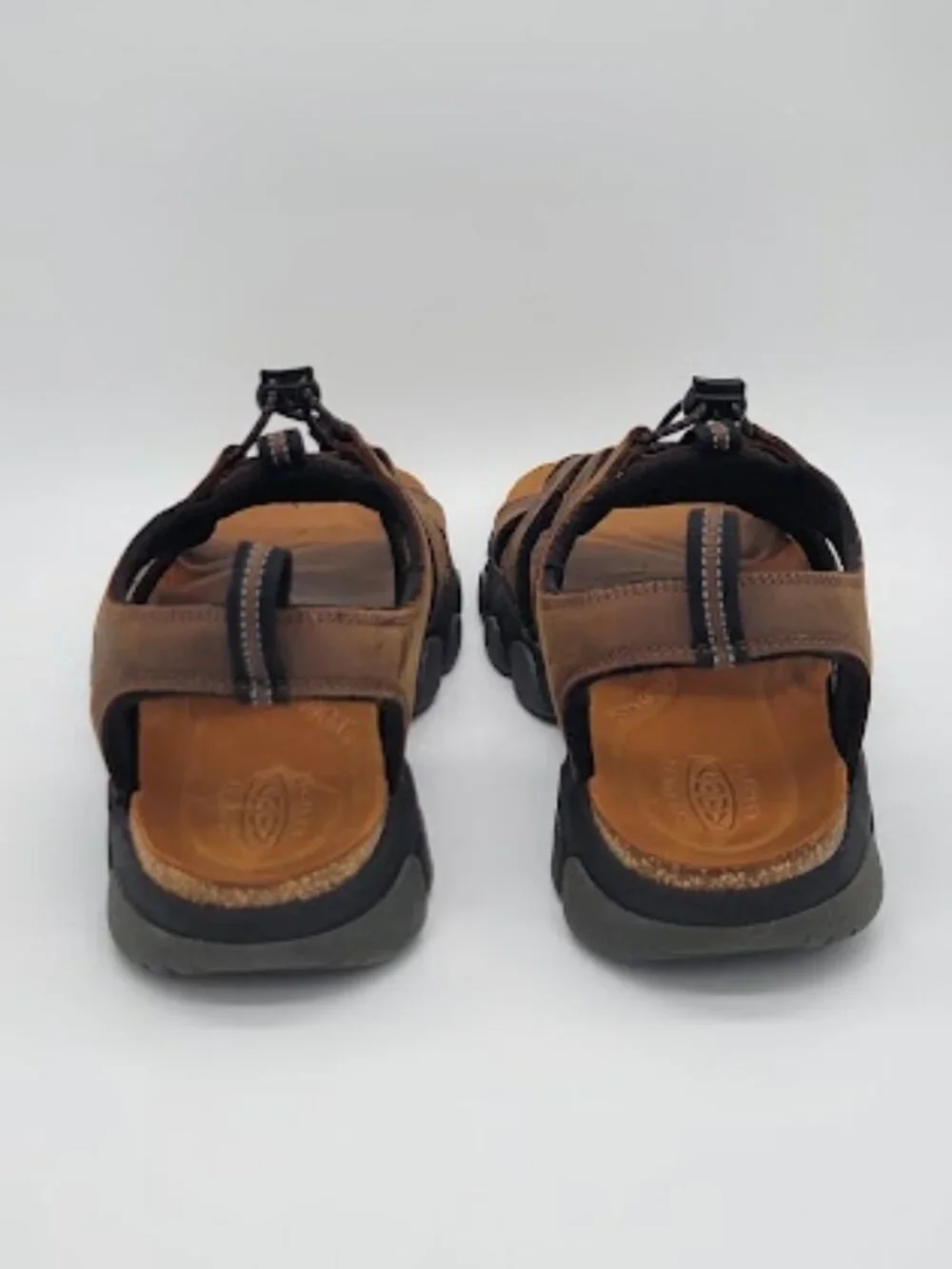 KEEN Men’s Daytona II Brown Leather open-Toe Outdoor Sandals Size 11 NWOB